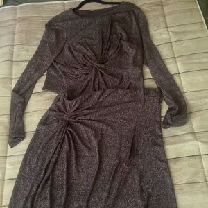 Fashion nova gray party dress